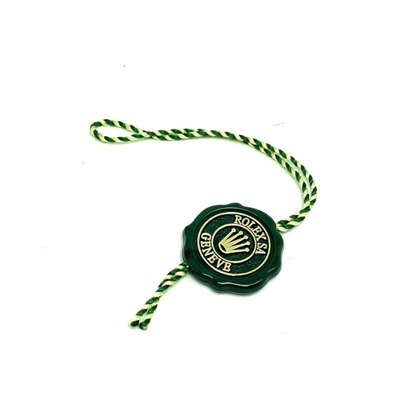 Authentic Rolex Green Hang Tag Multiple Crown Hologram Certified Superlative - Picture 9 of 9